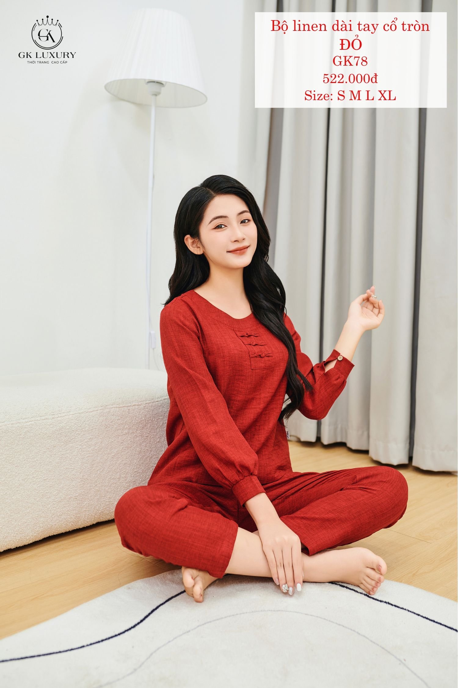 Bộ GK, Linne -daì tay cổ tròn - GK78