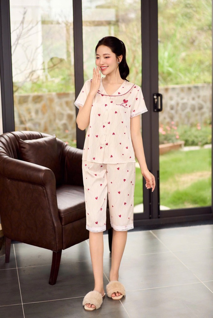Bộ Sunfly lụa tim QN - ST9351