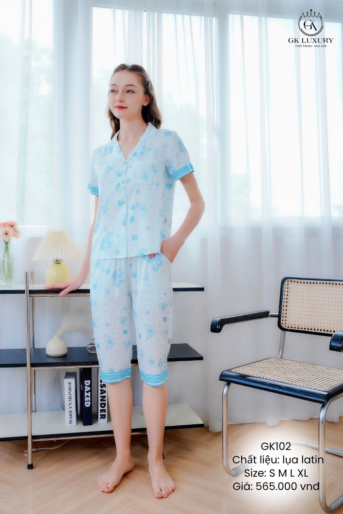 Bộ lụa cộc ngố cánh bướm GK102.