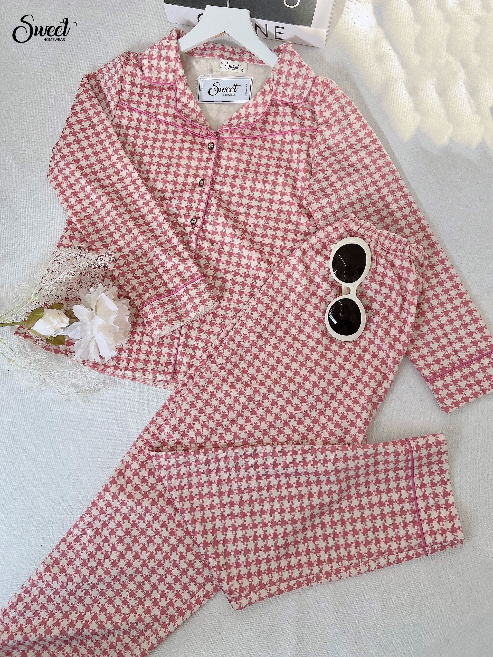 Bộ Sweet Thu đông, nhung tuyết  - F23-419
