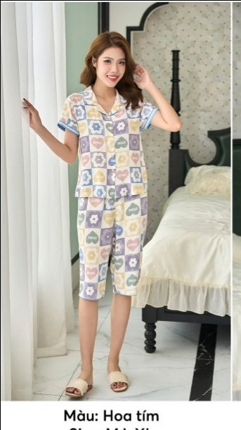 Bộ sun fly Lanh họa tiết ,QL- ST9172