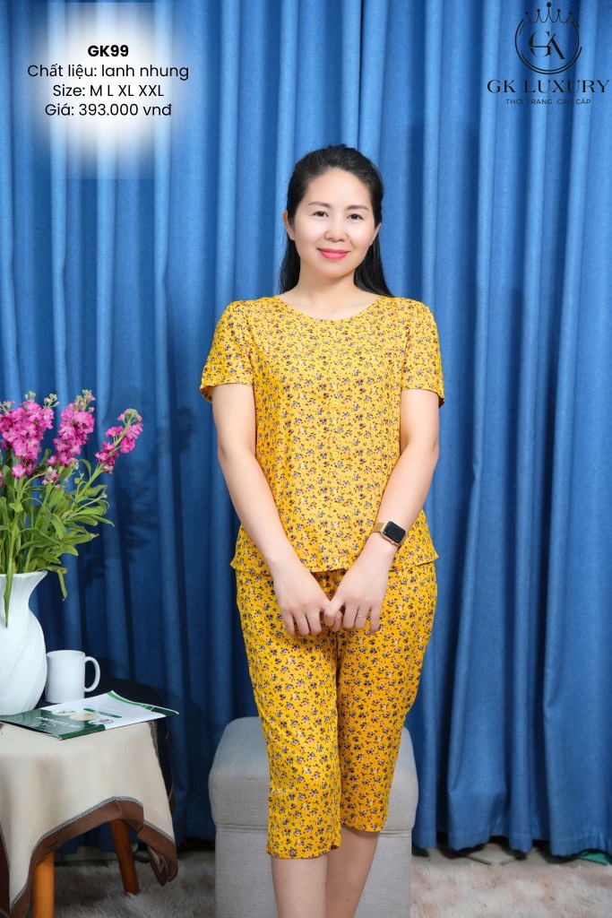 Bộ Gk  lanh nhung hoa nhí , QL  GK99