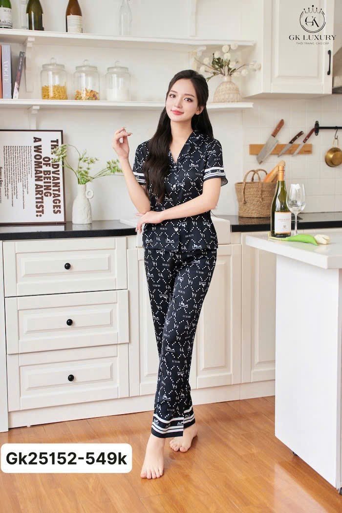 Bộ GK lụa cộc tay QD - GK 25152