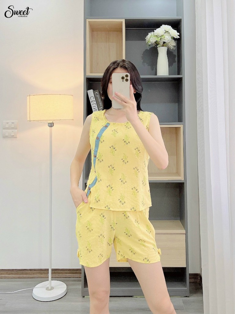 Bộ Sweet đũi áo sát nách q.đùi S24-713