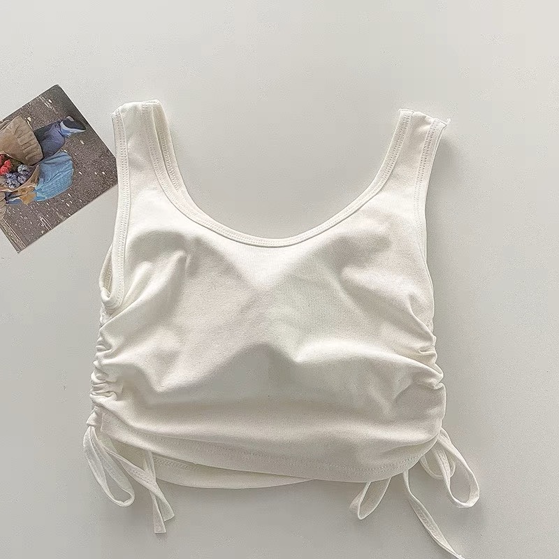 Áo phông croptop kèm mút 052