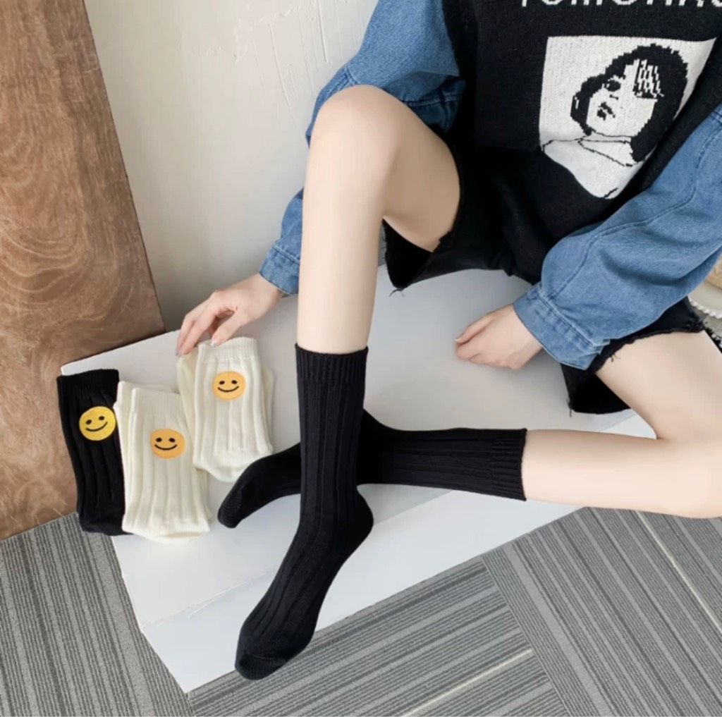 Tất len mặt cười 940