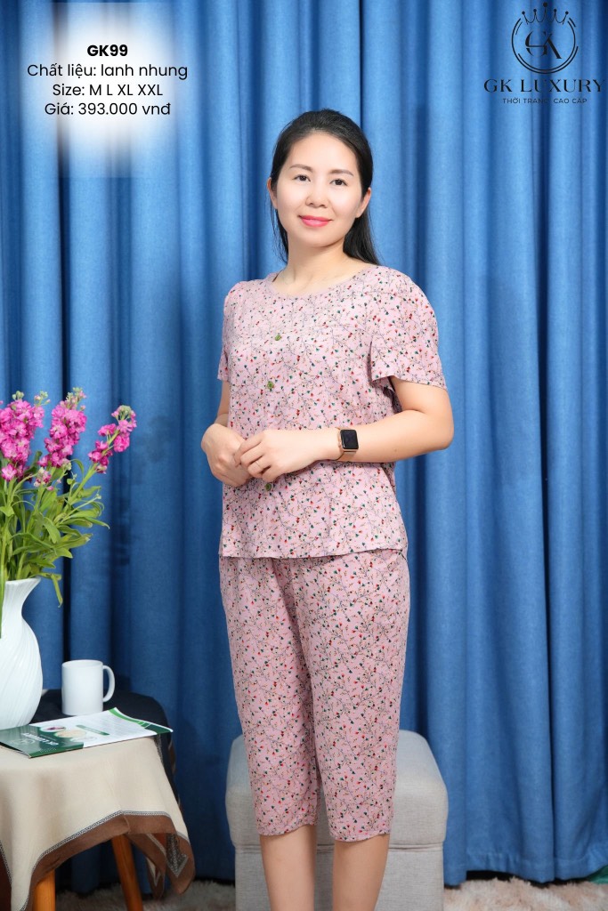 Bộ Gk  lanh nhung hoa nhí , QL  GK99