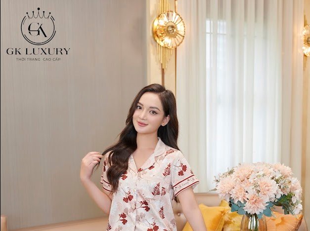 Bộ GK Lụa vân ,QD tay cộc -GK158