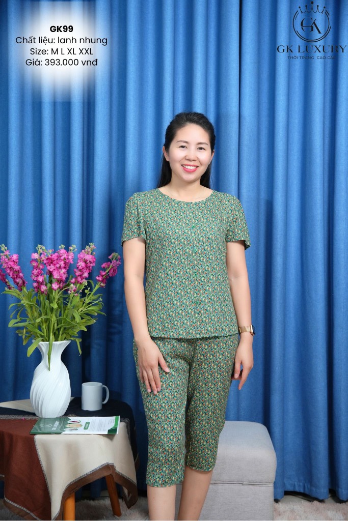 Bộ Gk  lanh nhung hoa nhí , QL  GK99