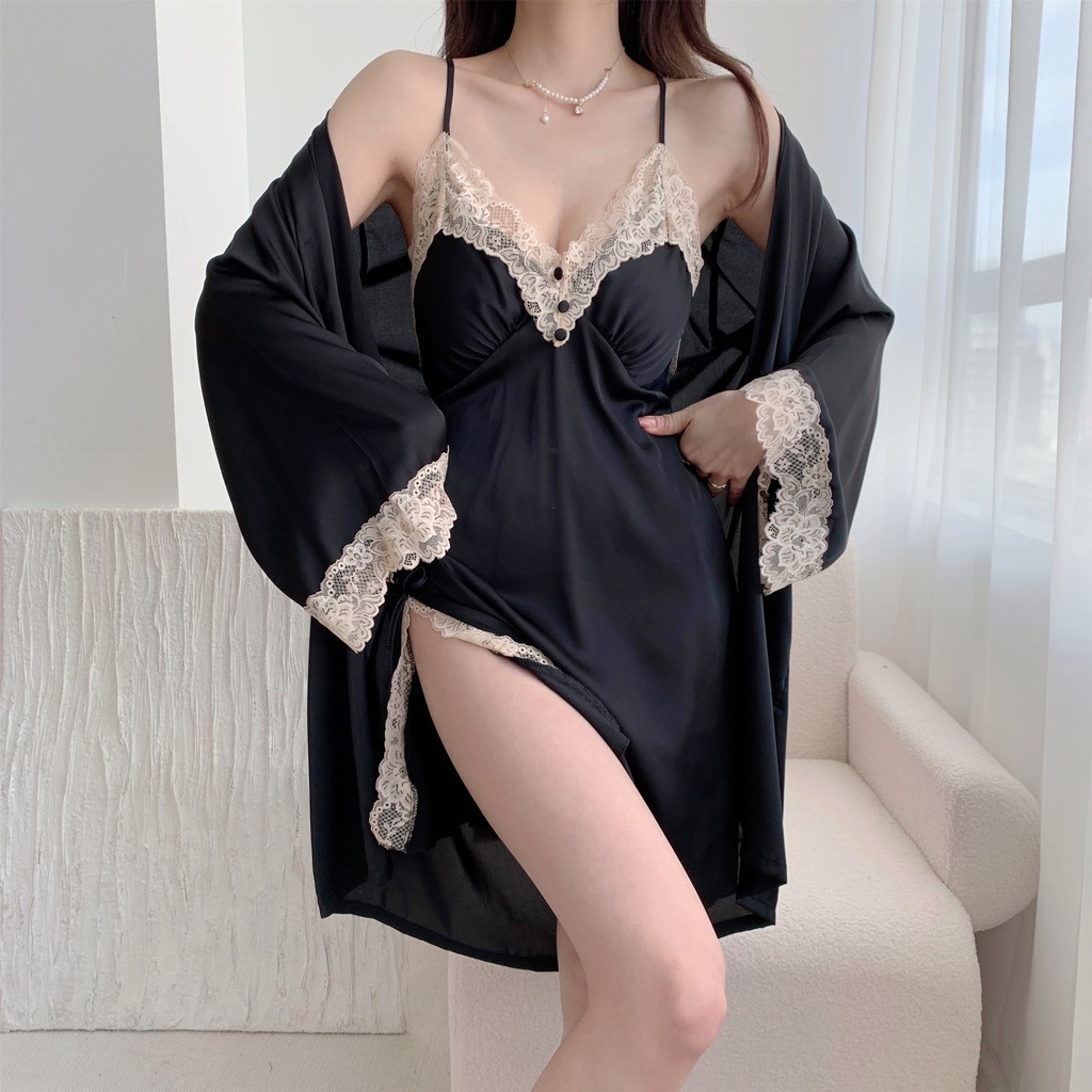 Set ngủ kèm choàng 9305