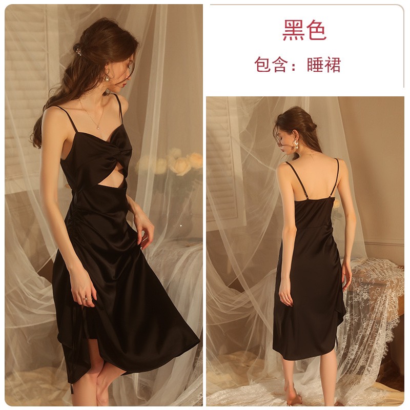 Váy ngủ lụa dài 1408