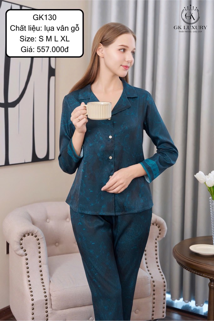 Bộ Gk lụa  gấm  QD,cộc tay gk 130