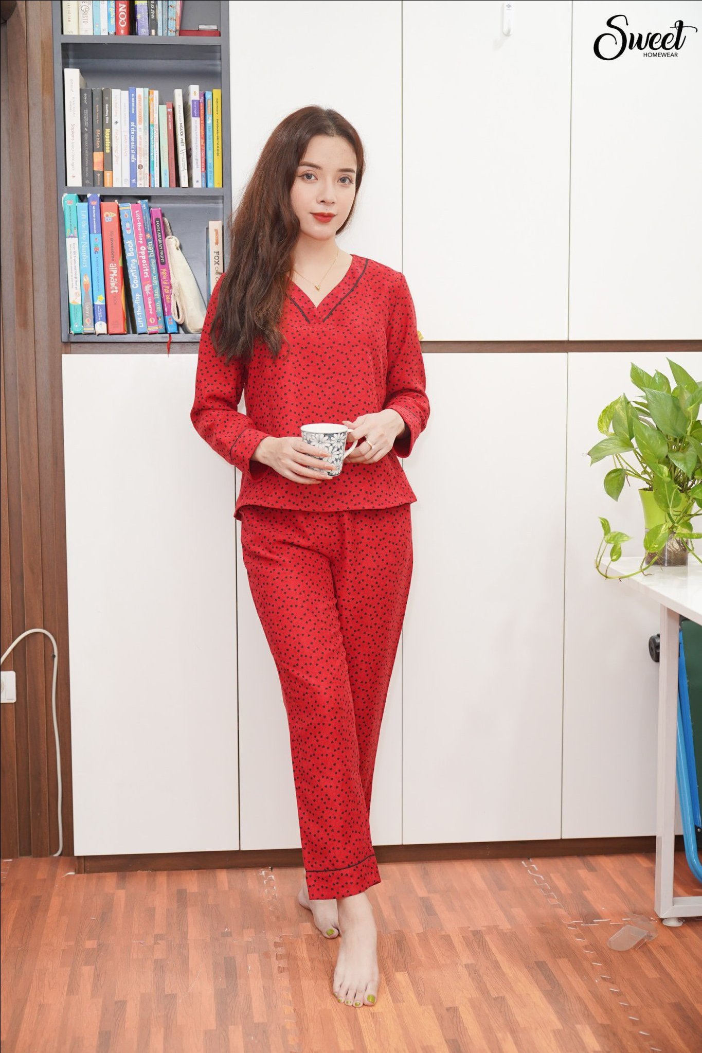 Bộ SWEET thô  QD cổ tim  F22-405