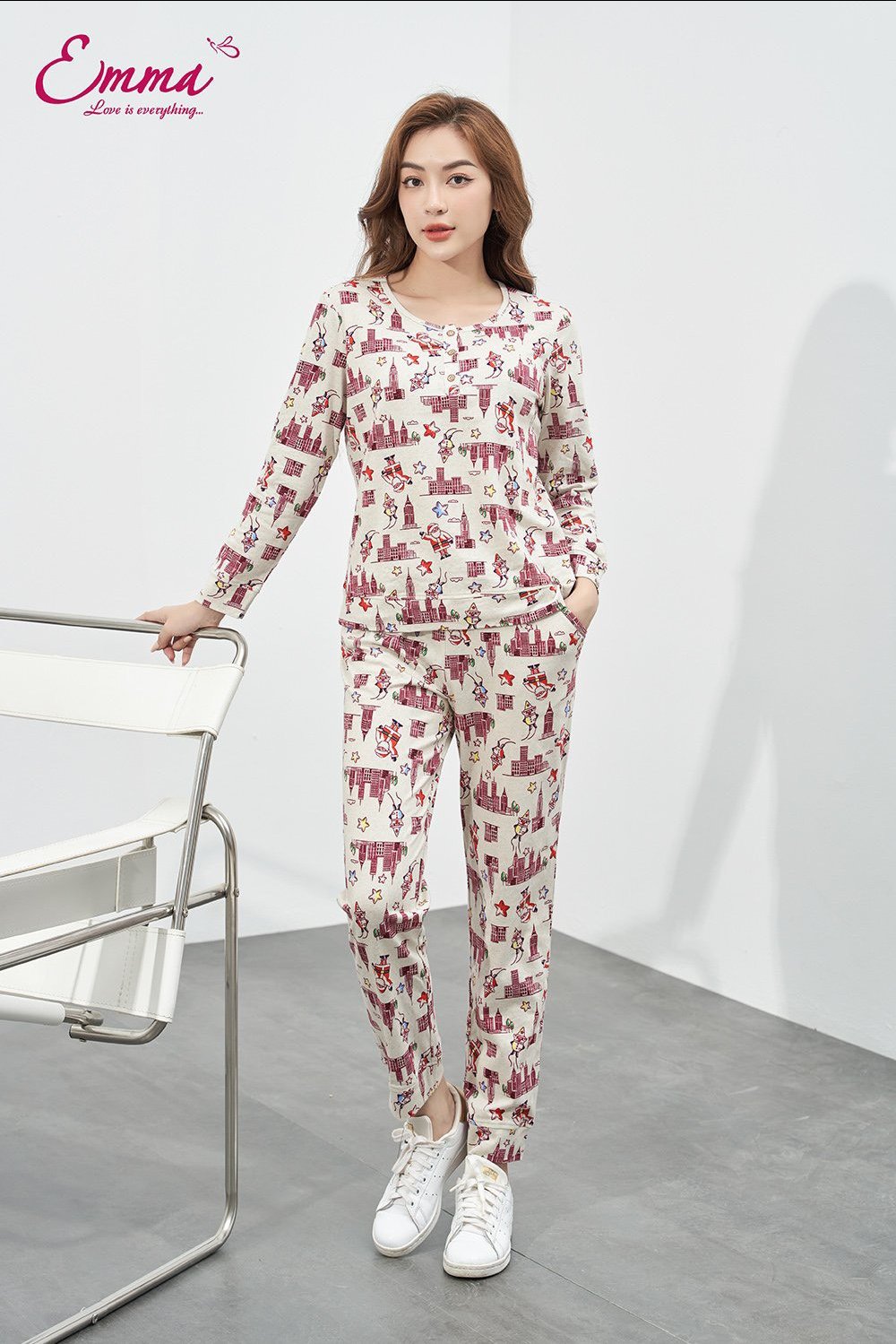 Bộ EMMA COTTON QD Áo Dài ETC.22.01