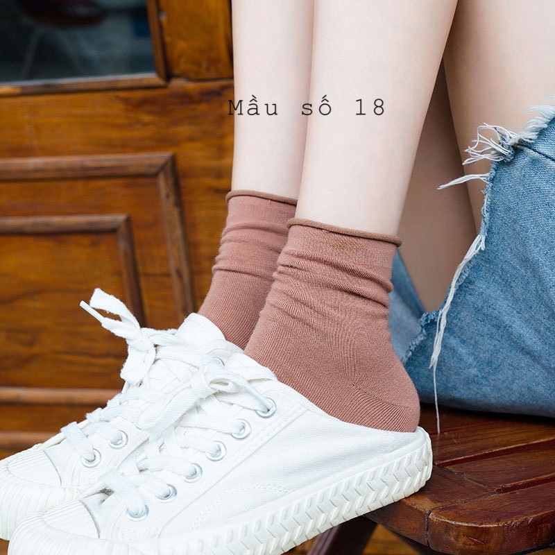 Tất nữ trơn các mầu