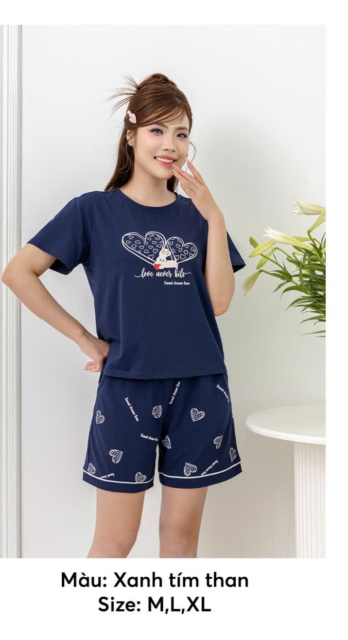 Bộ Sun fly cotton Q đùi  - ST9266
