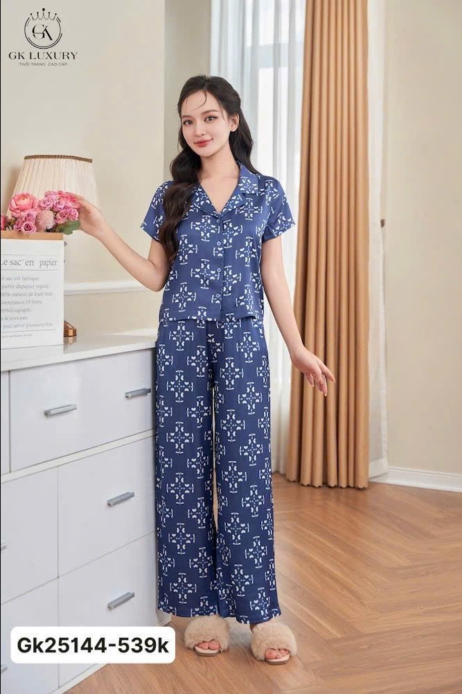 Bộ GK lụa cộc tay QD - GK 25152