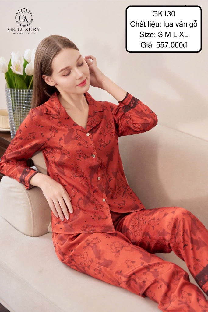 Bộ Gk lụa  gấm  QD,cộc tay gk 130