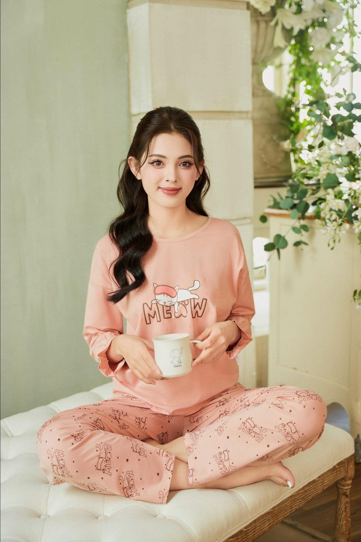 Bộ KAROLL  Cotton in hình. DK 23-19