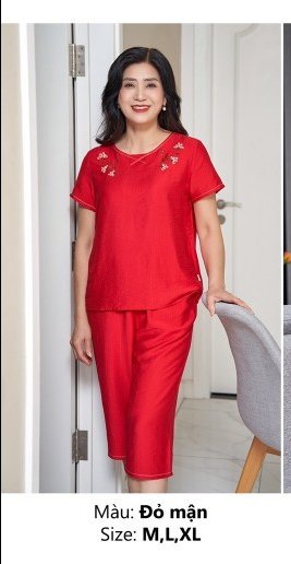 Bộ sunfly linen quần ngố áo cộc SP2108