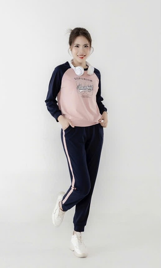 Bộ Sunfly thể thao tay dài q.dài SS5770