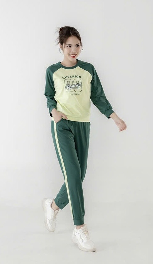 Bộ Sunfly thể thao tay dài q.dài SS5770