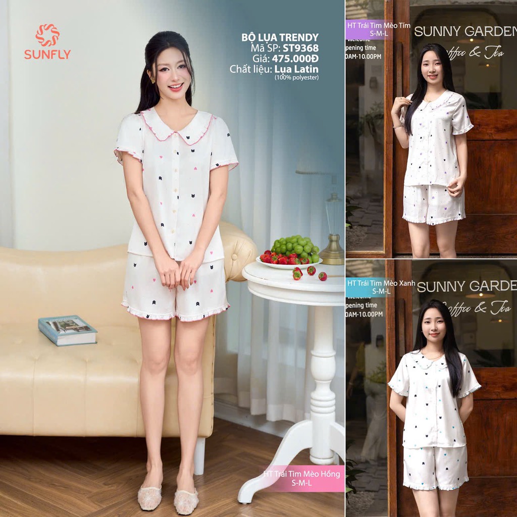 Bộ Sunfly lụa QĐ - ST9368