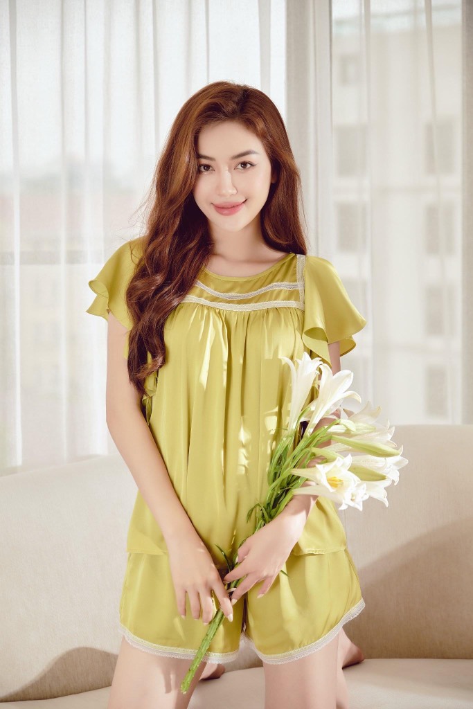 Bộ quần đùi LYTRENDY xanh