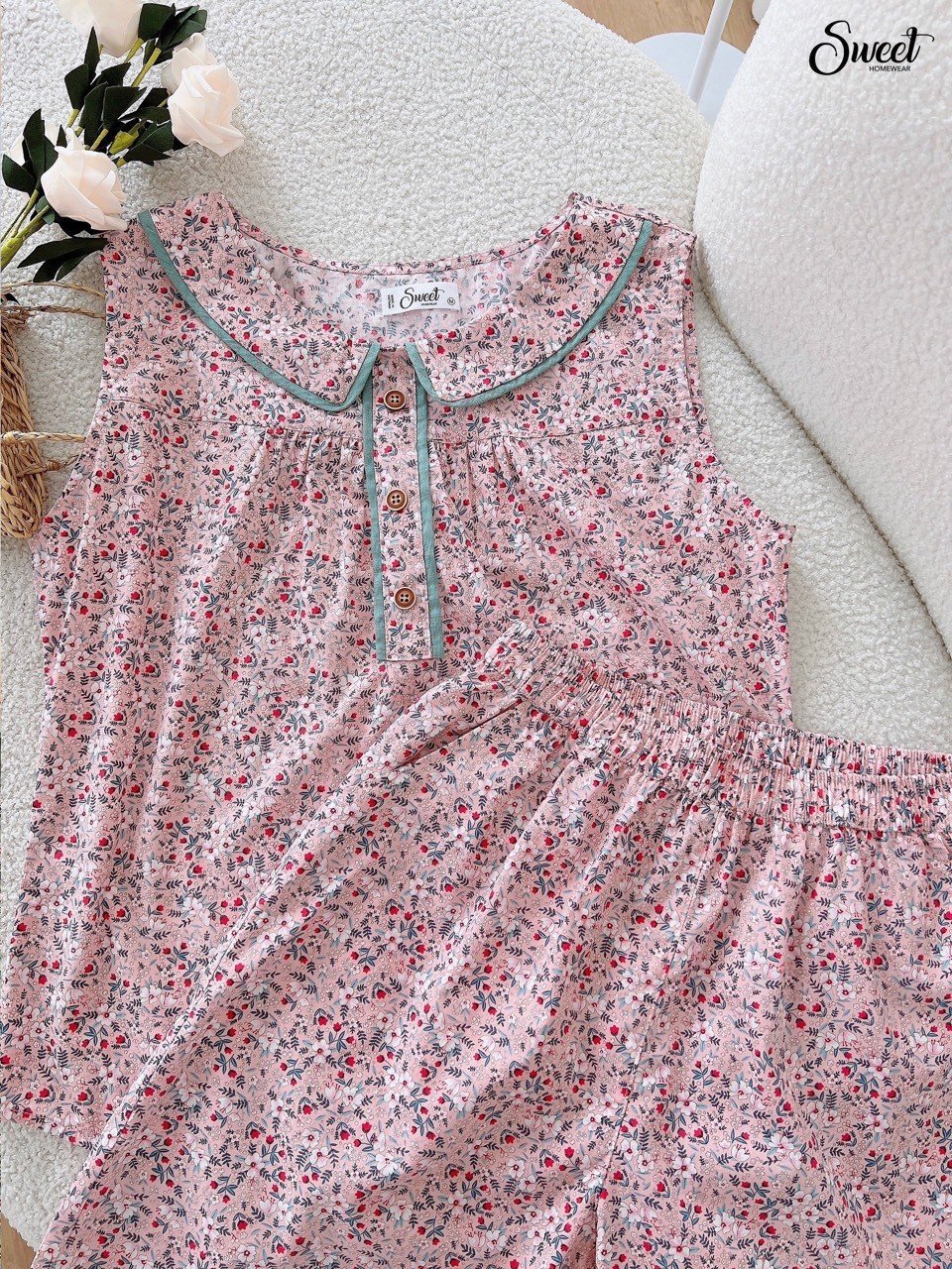 Bộ SWEET Thô hoa nhí  S23-702