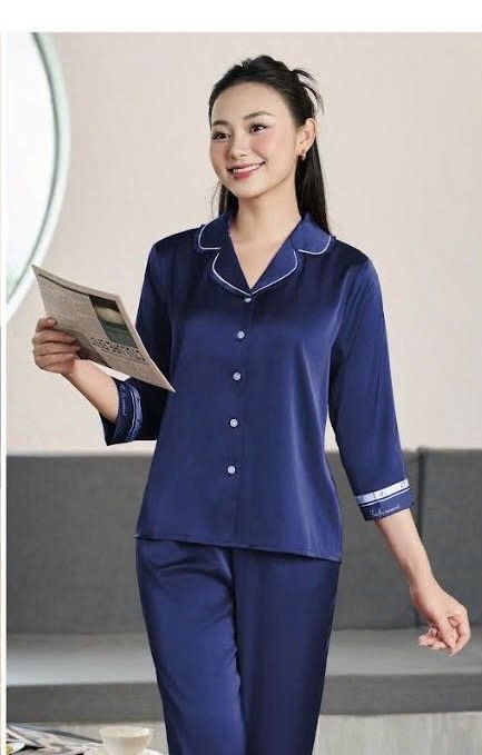 Bộ sunfly lụa trơn tay lỡ - ST9230