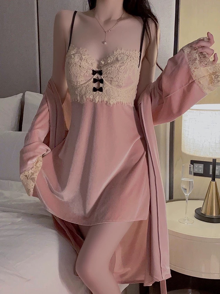 Áo choàng nhung 2835
