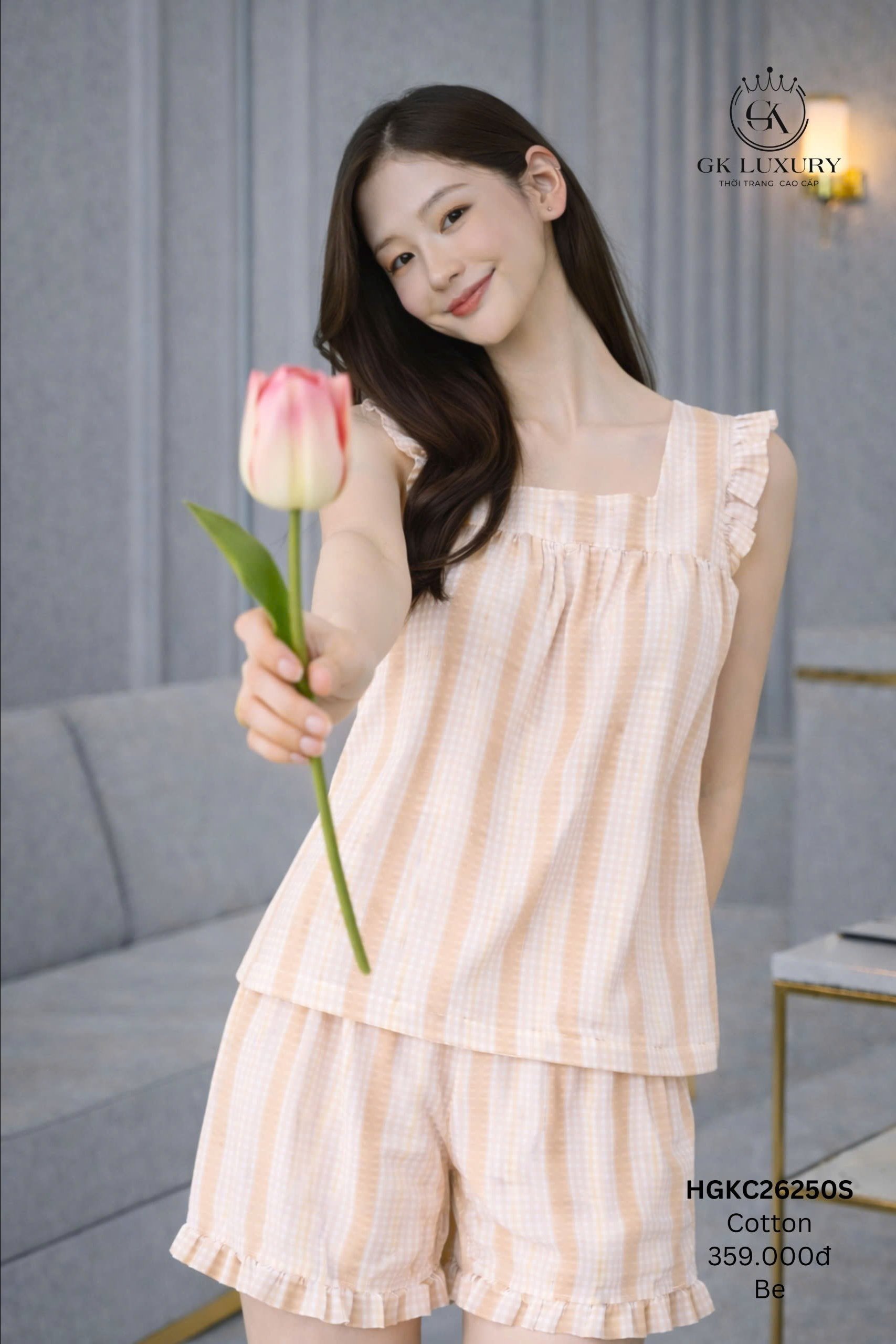 Bộ thô áo sát nách  ,Q đùi -gk26250