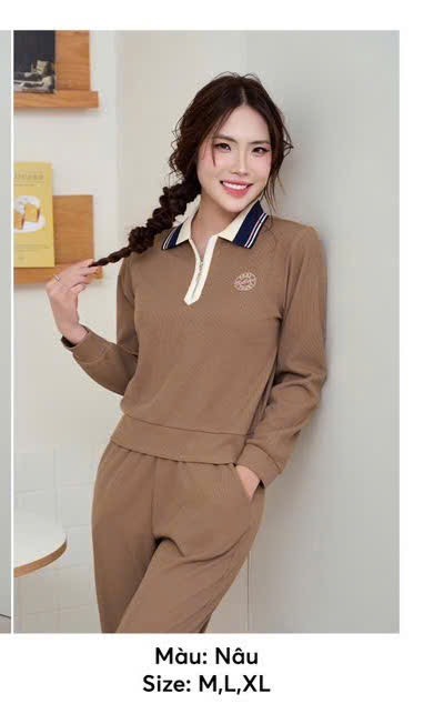 Bộ Sunfly poly gân thể thao - SS5811