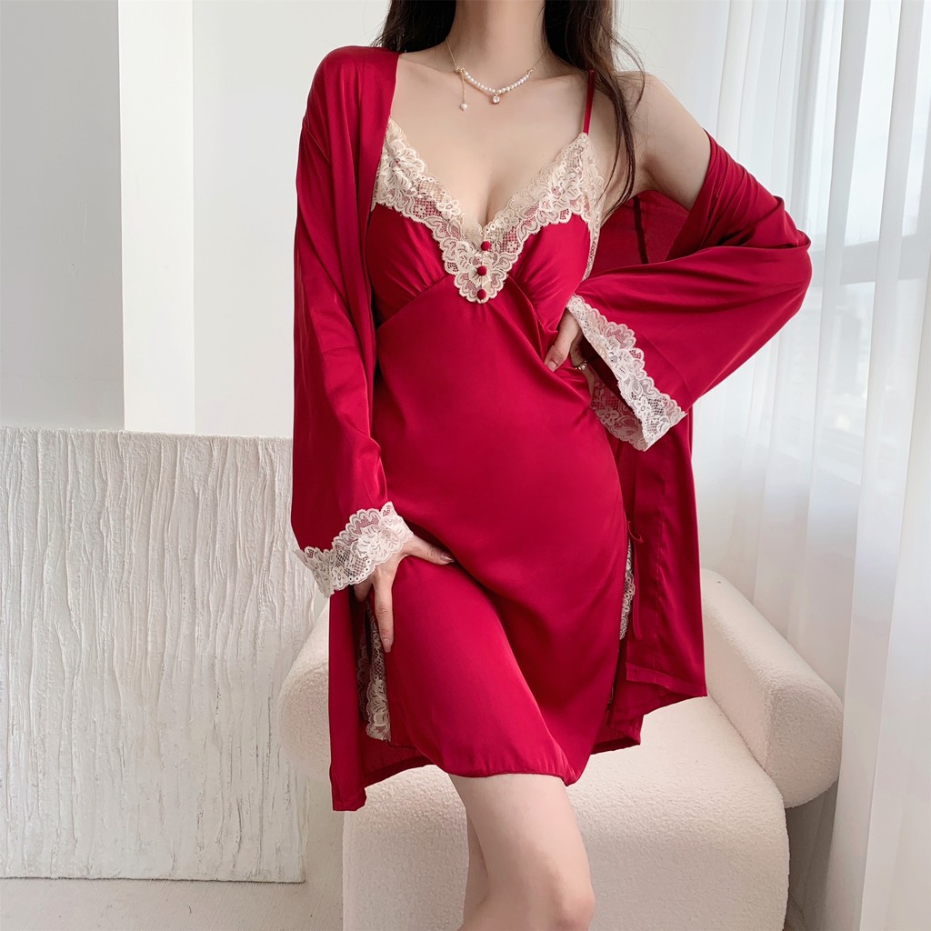 Set ngủ kèm choàng 9305