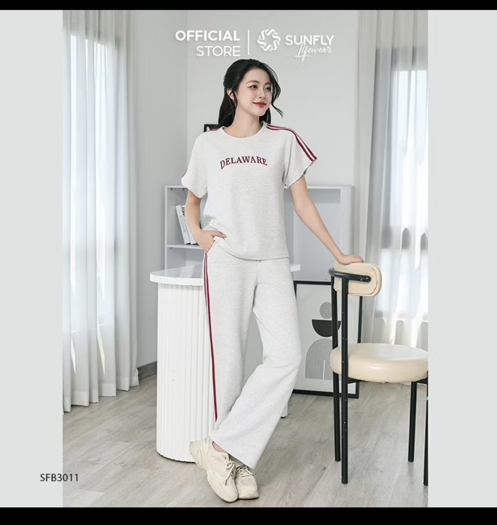 Bộ cotton SUNFL thể thao - SFB3102