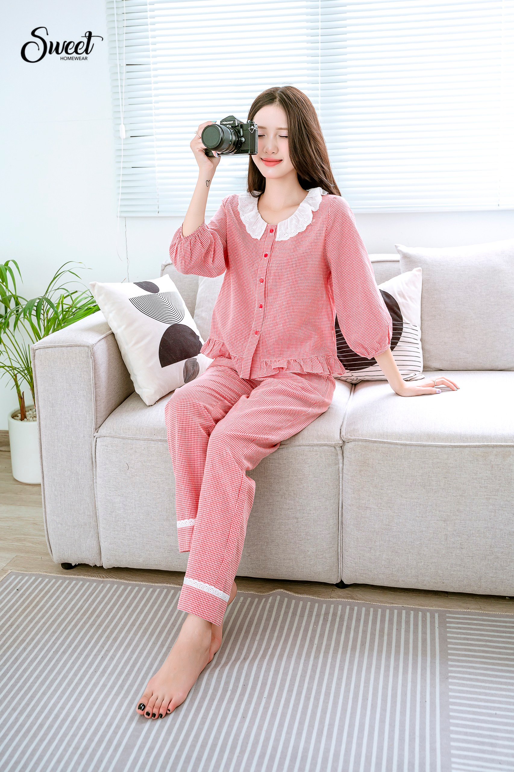 Bộ Sweet Thô kẻ F24-309