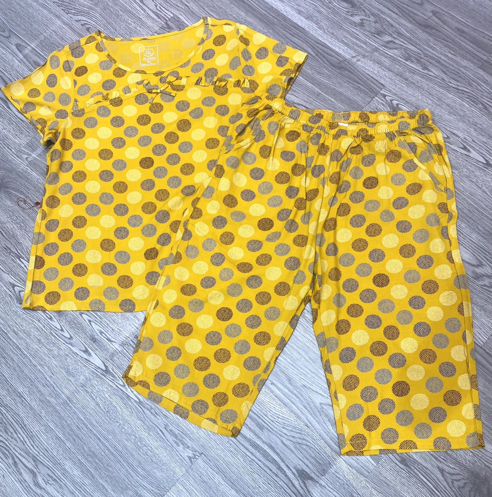 Bộ GK lanh nhung cộc ngố tiền xu GK106