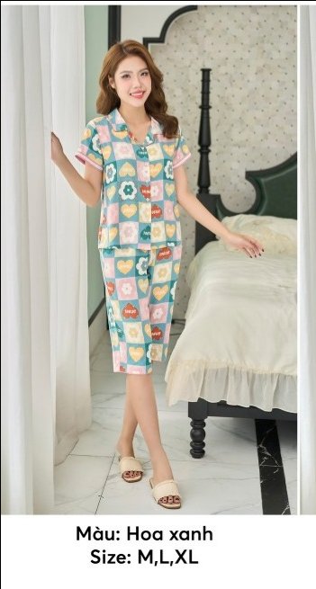 Bộ sun fly Lanh họa tiết ,QL- ST9172