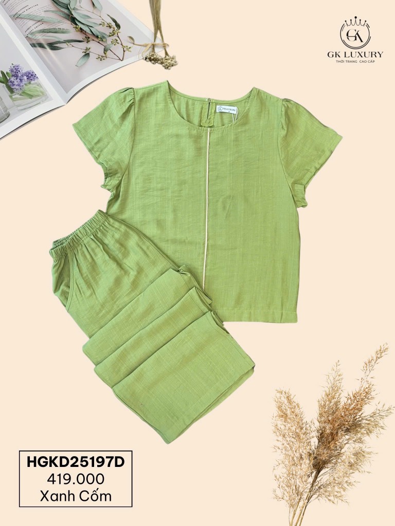 Bộ đũi GK áo cộc QD - GK25.197