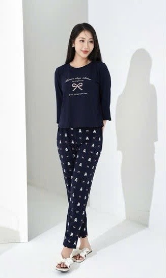 Bộ Sunfly cotton tay lỡ q.dài ST9203