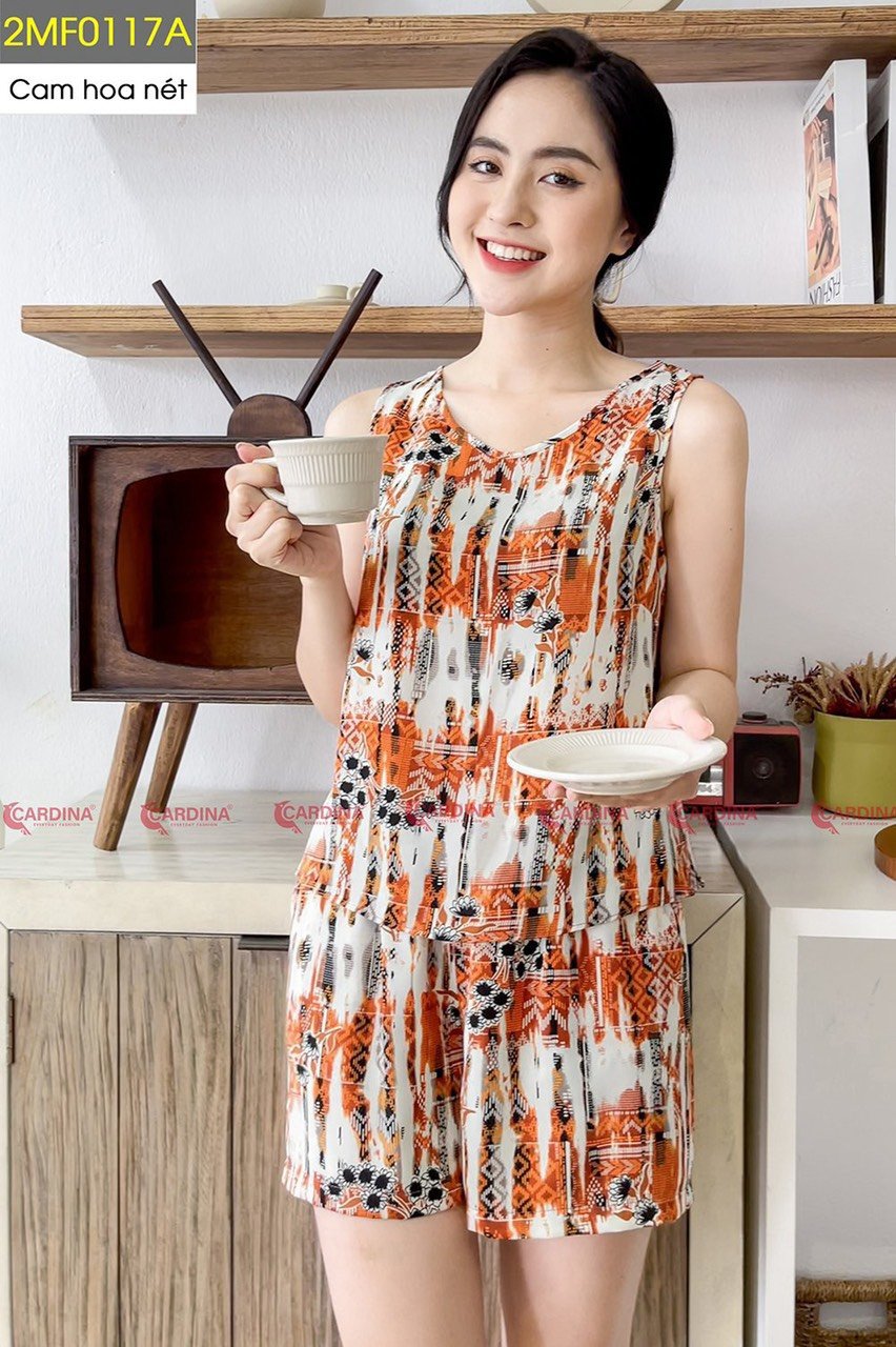 Bộ  đùi CARDINA áo sát nách 2MF0