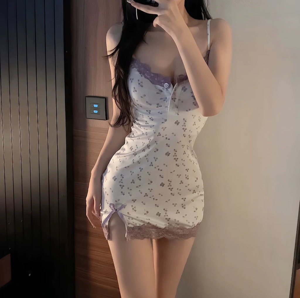 Váy ngủ 2 dây 1093