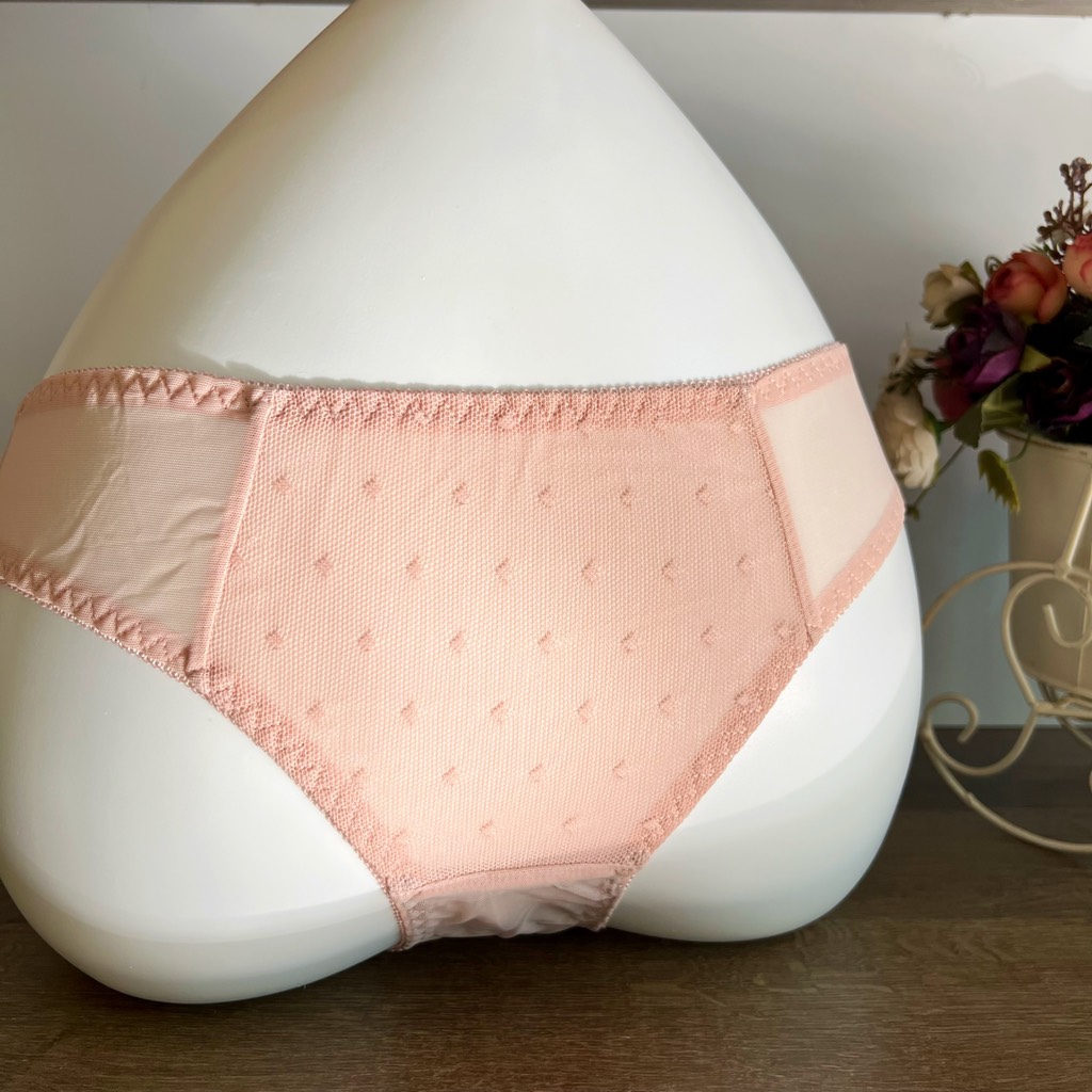 Áo đệm mỏng lưới ngực chấm bi 1023