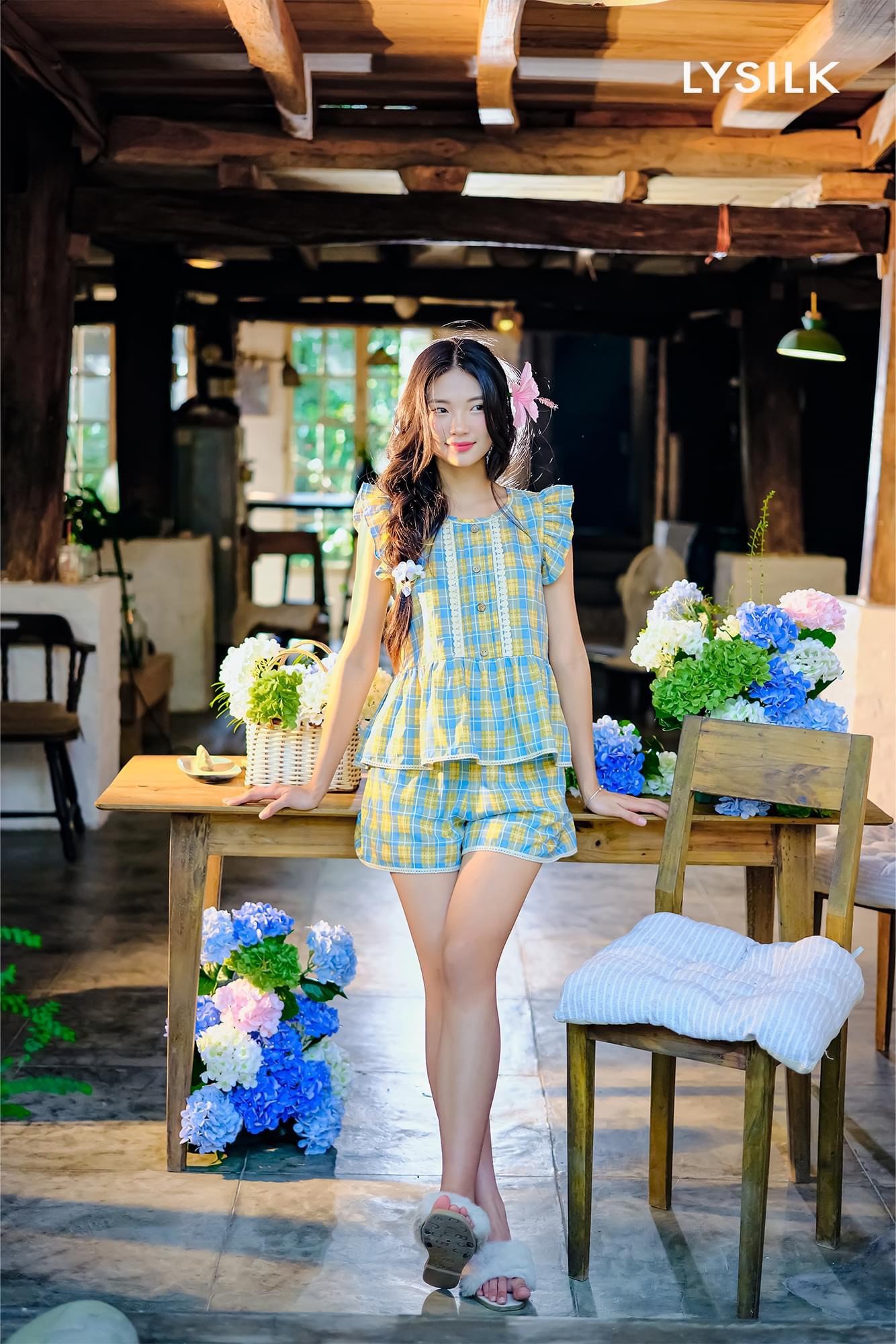 Bộ Lytrendy thô kẻ -QĐùi BN371