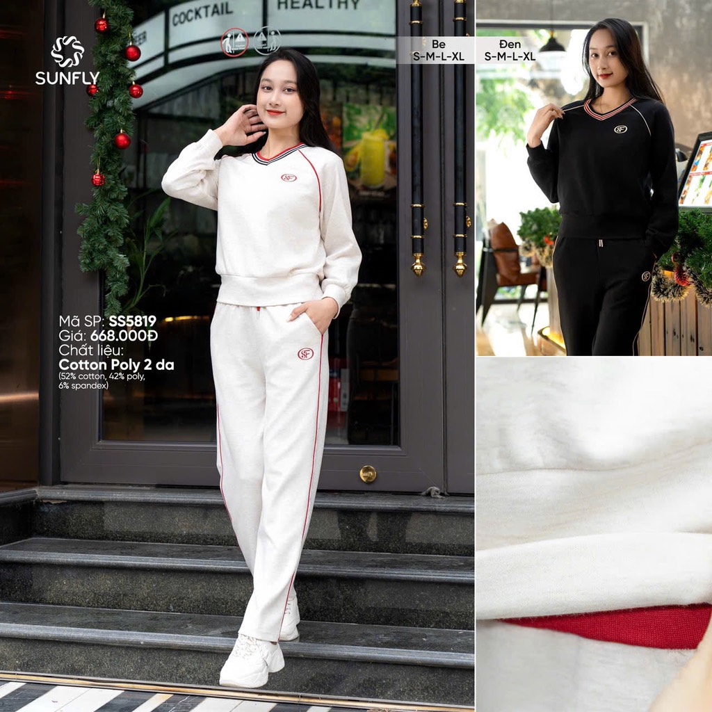 Bộ Sunfly thể thao poly - SS5819