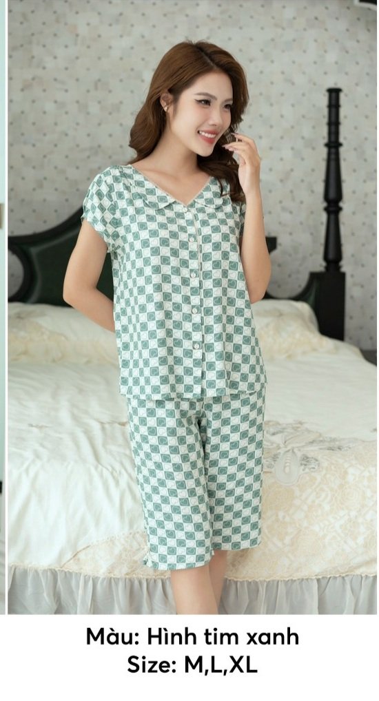 Bộ Sunfly lanh lụa áo cộc q.ngố ST9168