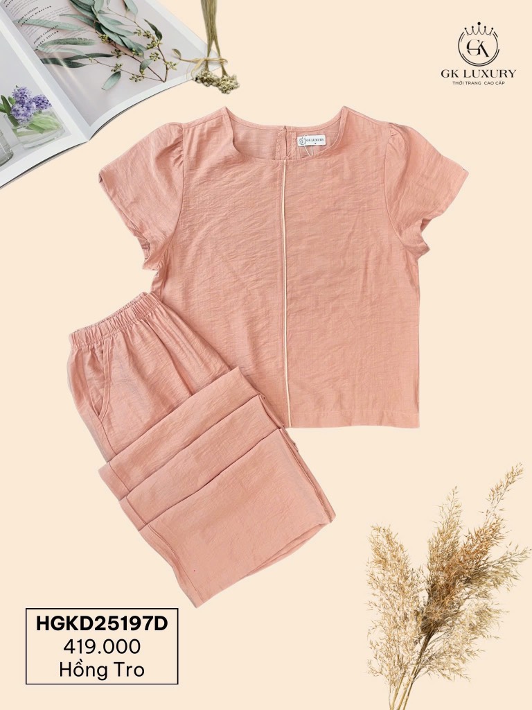 Bộ đũi GK áo cộc QD - GK25.197
