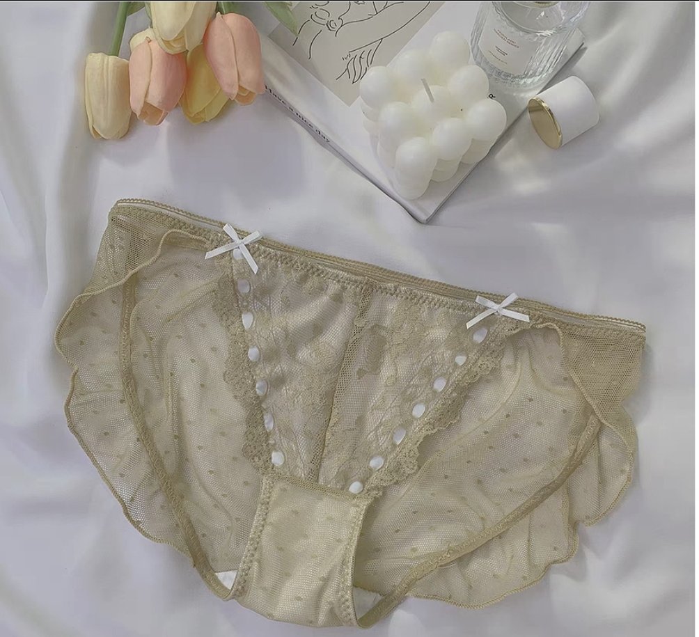 Quần chip cotton pha ren S78