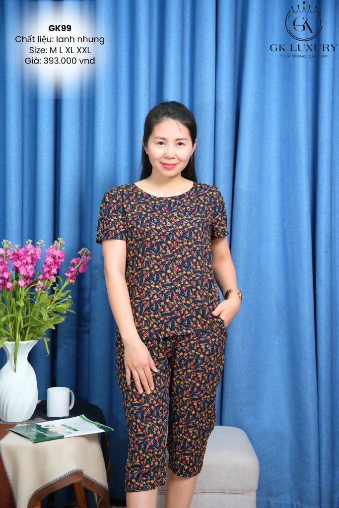 Bộ Gk  lanh nhung hoa nhí , QL  GK99