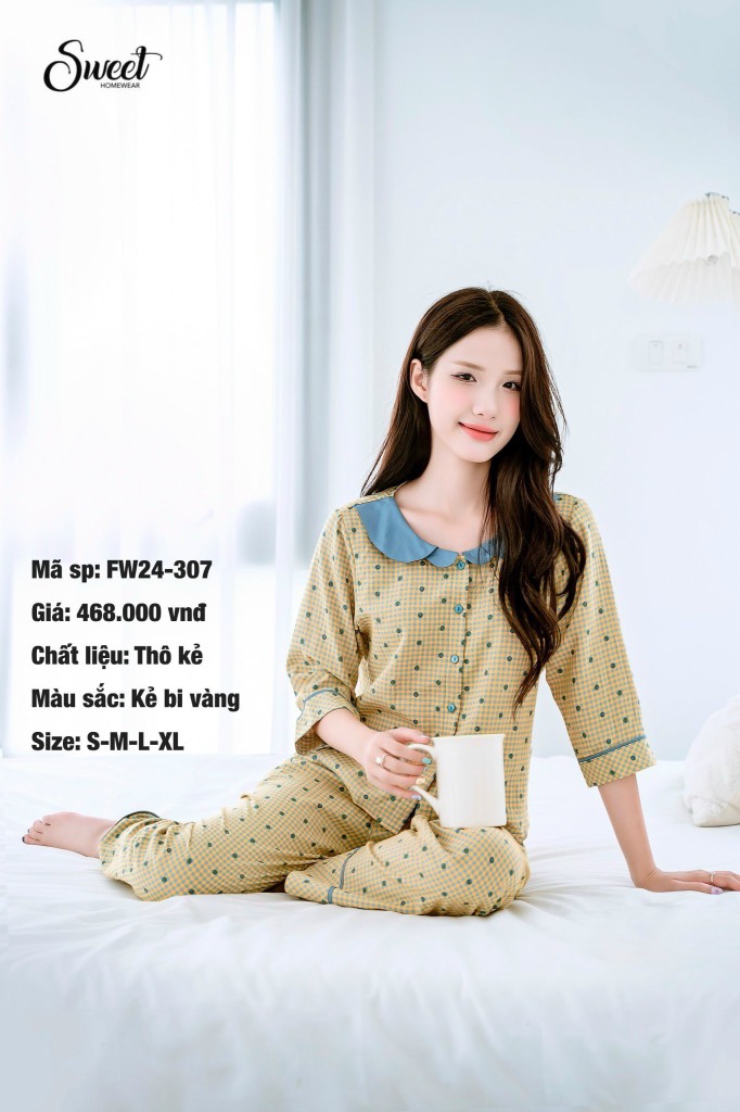 Bộ Sweet Thô kẻ bi  F24-307